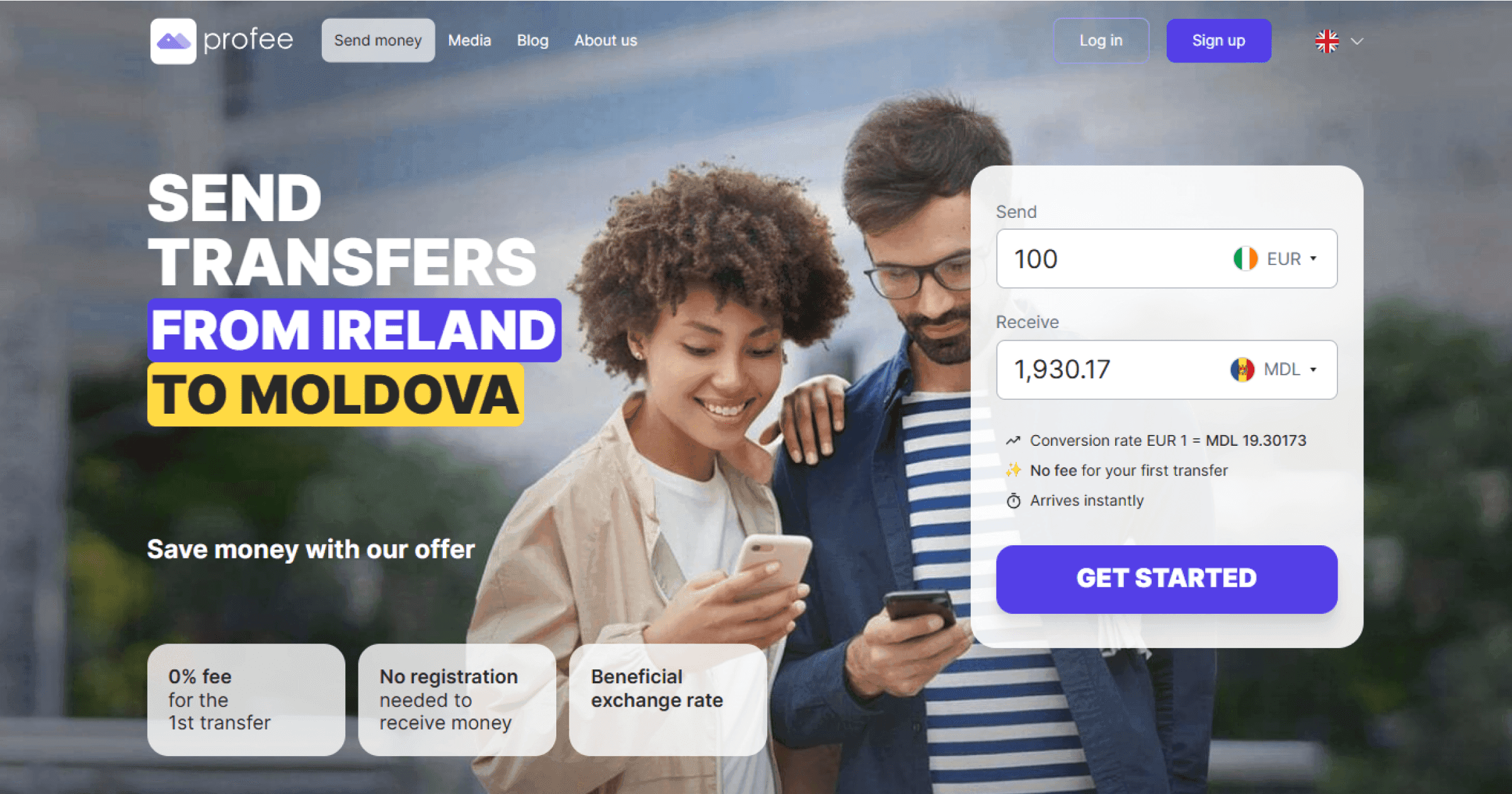 Money transfers from Ireland to Moldova and Romania | Profee Blog